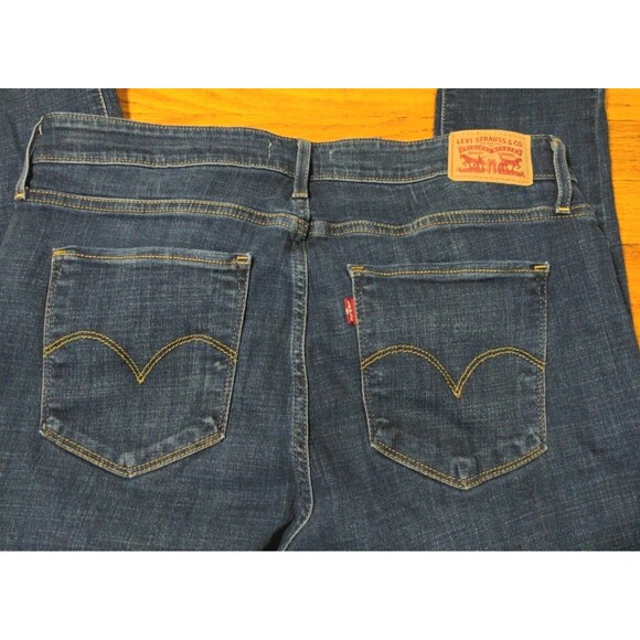 Levi’s Premium 721 High Rise Skinny Blue Jeans Size 31 Women’s 31 X 29 EUC - Picture 9 of 10